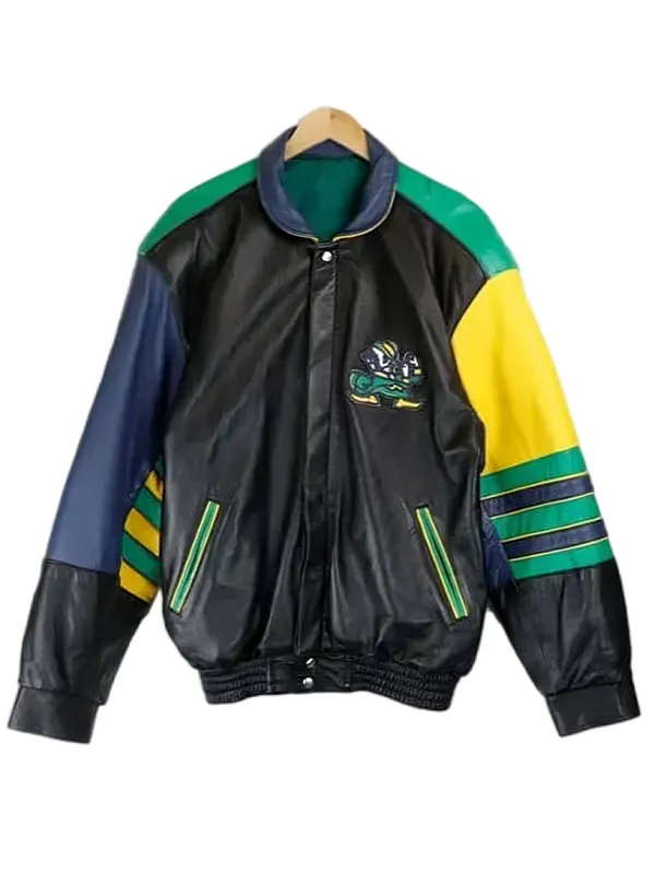 Jeff Hamilton Vintage Notre Dame Fightin' Irish Leather Jacket