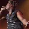 Juice Wrld Denim Patch Black Vest