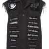 Juice Wrld In Silence Undercover Grey Patches Denim Vest