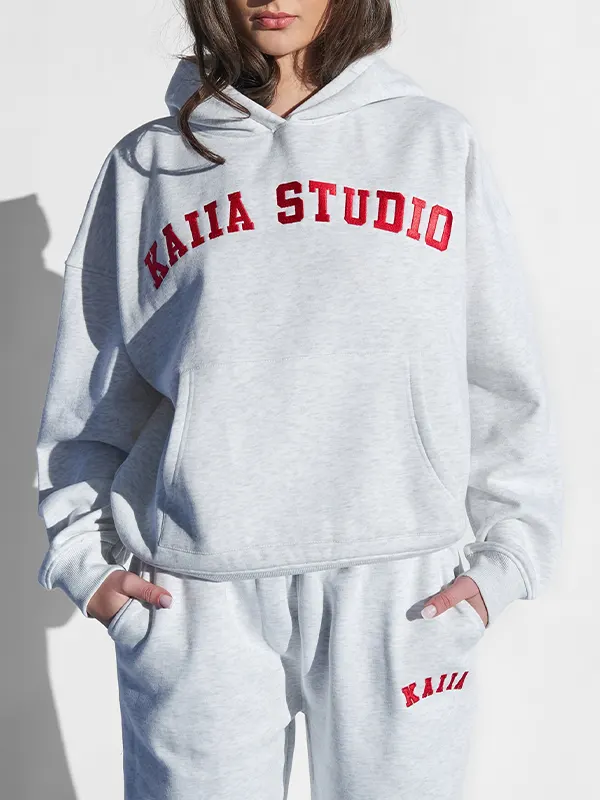 Kaiia Studio Grey Pullover Hoodie