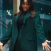 Kelly Rowland Mea Culpa Mea Harper Green Blazer