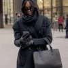 Kelly Rowland Mea Culpa Wool Trench Coat