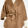 Meghan Markle Sentaler Camel Cape Coat