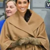 Meghan Markle Sentaler Camel Cape Coat