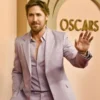 Oscars Nominees Luncheon 2024 Ryan Gosling Purple Suit - Recreation