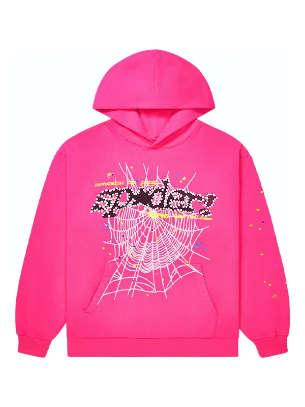 Spider Pink Hoodie