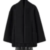 Toteme Black Scarf Jacket 