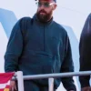 Travis Kelce Nike Club Polar Fleece Half Zip Green Jacket