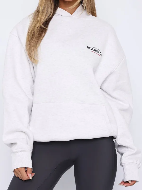 White Fox Wellness Club Hoodie