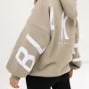 Blakely Isabel Oversized Beige Hoodie