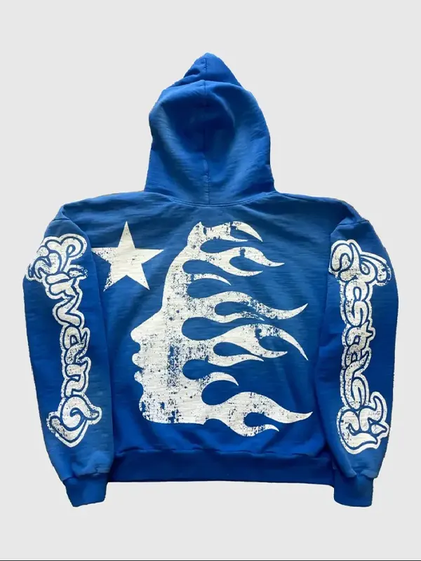 Hellstar Studios Blue Yoga Hoodie