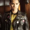 Negasonic Teenage Warhead Deadpool 3 Brianna Hildebrand Black Biker Leather Jacket