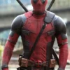 Deadpool Wade Wilson Distressed Biker Leather Jacket