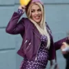 Busy Philipps TV Series Girls5eva S3 Summer Dutkowsky Purple Leather Jacket