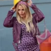 Busy Philipps TV Series Girls5eva S3 Summer Dutkowsky Purple Leather Jacket