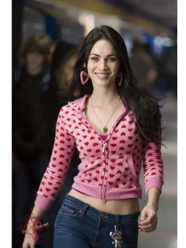 Megan Fox Jennifer Body Is Back Pink Heart Jacket