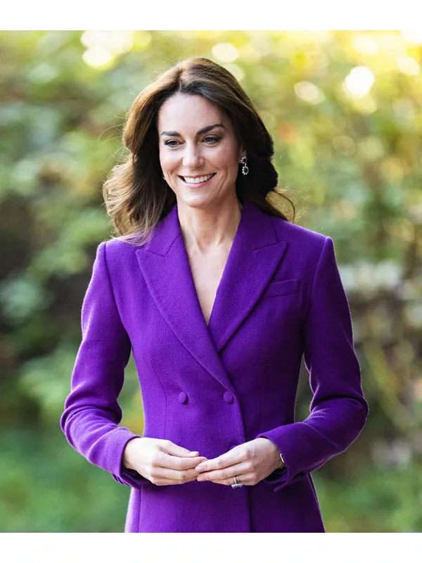 Design Museum London Princess of Wales Kate Middleton Purple Suit