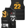 NCAA Iowa Kristin Juszczyk Caitlin Clark Puffer Vest