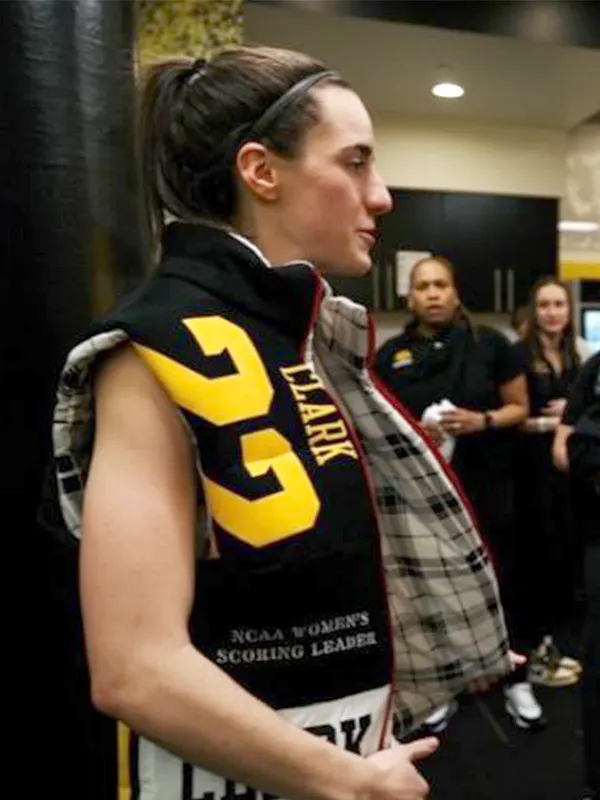 NCAA Iowa Kristin Juszczyk Caitlin Clark Puffer Vest