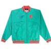 Los Angeles Dodgers Eric Emanuel Mint Satin Bomber Jacket