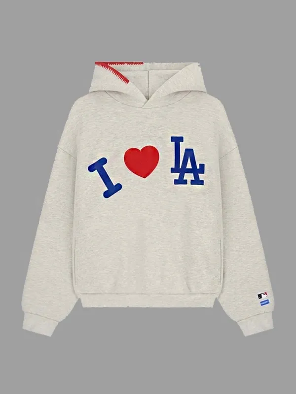 Madhappy x Dodgers I Love LA Grey Hoodie