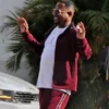 Marcus Burnett Bad Boys 4 Martin Lawrence Maroon Track Jacket