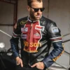 Motorcycle Racing Vanson Star Leather Jacket - Recreation