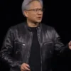 Jensen Huang Leather Jacket