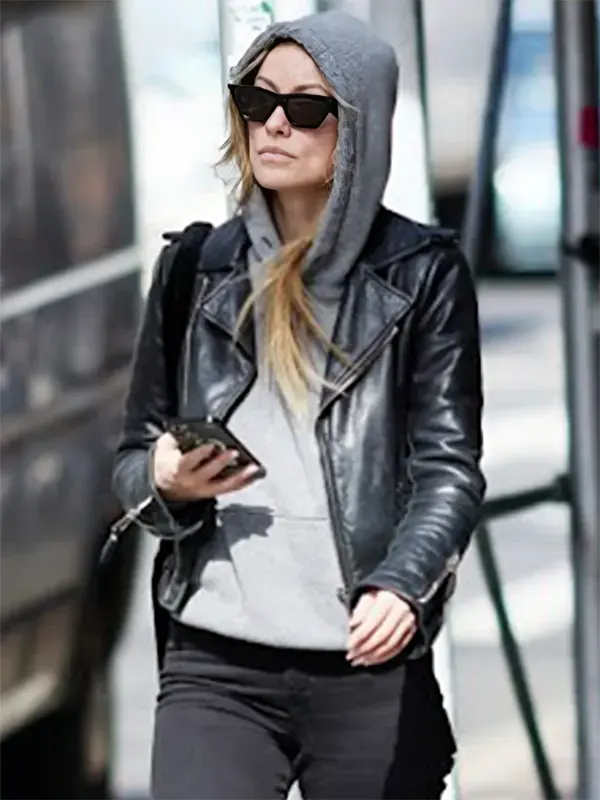 Balenciaga biker leather jacket hotsell