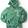 Pelé Brasil 10 Heather Green Pullover Hoodie