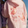 Pink Palm Puff To Live For The Hope Of It All Oversized Hoodie