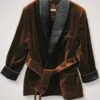 Roselli Smoking Jacket Brown