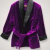 Roselli Smoking Jacket Purple