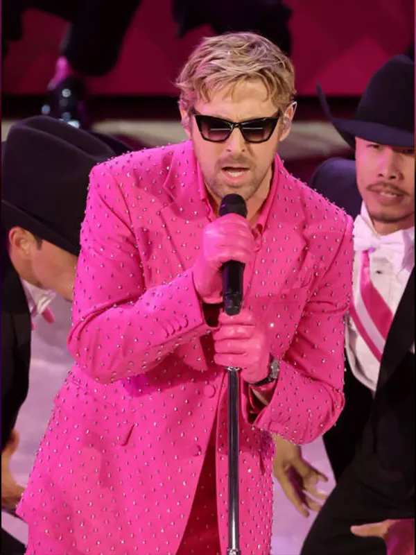 Ryan Gosling Oscars 2024 Pink Suit Where Fashion Dreams Come True