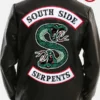 Jughead Jones Black Leather Riverdale South Side Serpents Jacket