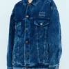 Sydney Sweeney MIU MIU Washed Velvet Blouson Jacket