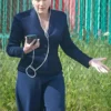 The Regime 2024 Kate Winslet Blue Blazer