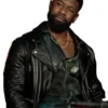 Trevante Rhodes Mea Culpa 2024 Black Leather Jacket