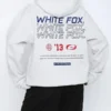 White Fox In Transit Oversized Hoodie