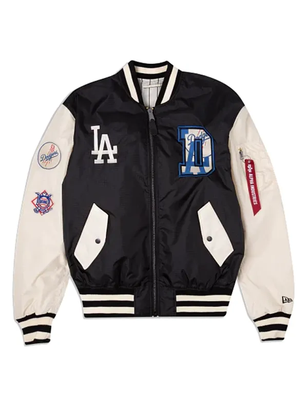 Alpha Industries X Los Angeles Dodgers MA-1 Bomber Jacket - Recreation