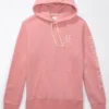 American Eagle Pink Graphic Hoodie