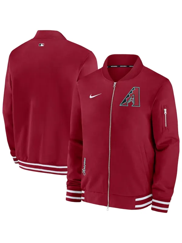 Arizona Diamondbacks Red Bomber Jacket