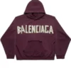 Balenciaga Tape Oversized Hoodie