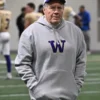 Washington Huskies Bill Belichick Grey Hoodie