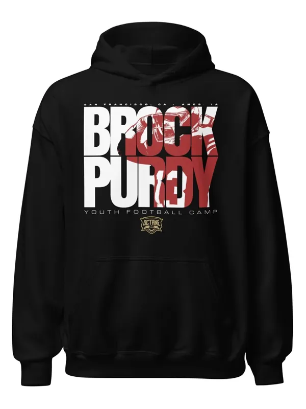 Youth Football Camp Brock Purdy Octane Football Hoodie