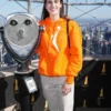 Caitlin Clark Empire State Building Orange Hoodie