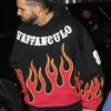 Drake Vaffanculo Flame Hoodie