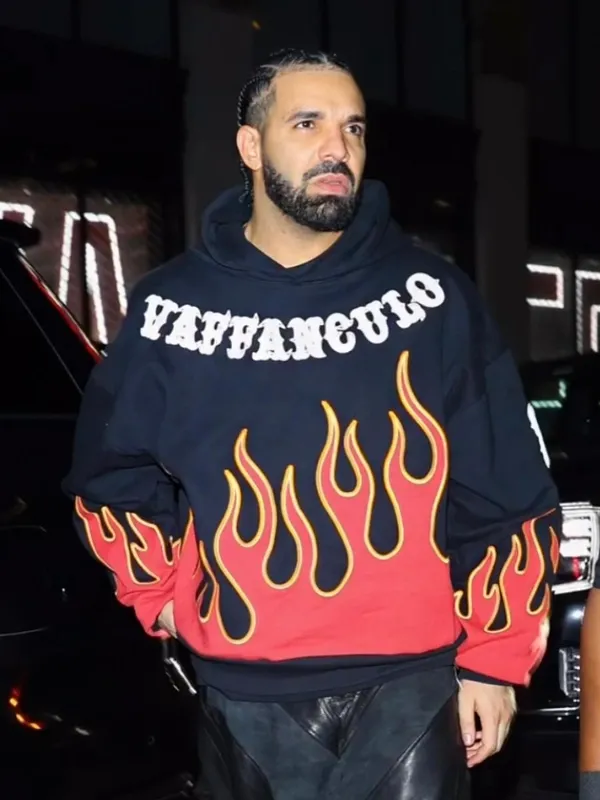 Drake Vaffanculo Flame Hoodie