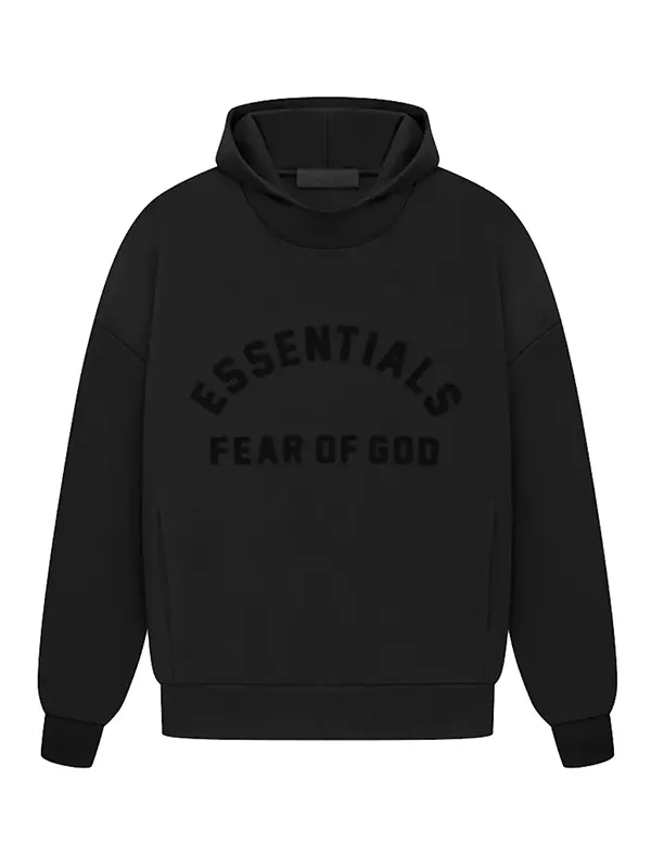 Fear of God Essentials Arch Logo Black Hoodie