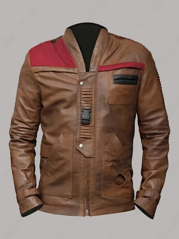 Finn Star Wars The Force Awaken Finn Leather Jacket